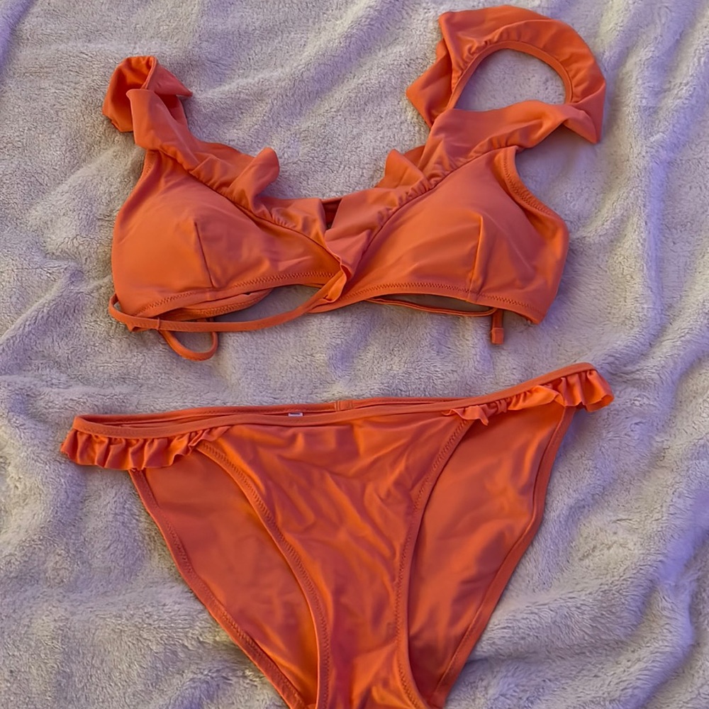 Coral aerie bikini set size M
